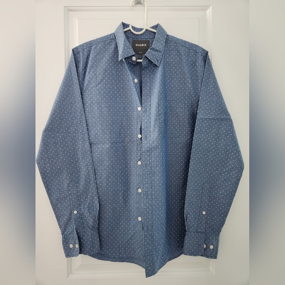 Bonobos slim fit button down in Mini dot - Picture 1 of 6